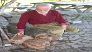 Kırklareli’nde bir evin bahçesinde 3 gülle bulundu