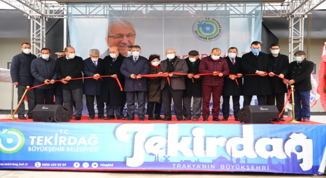 Tekirdağ Büyükşehir Belediyesi Su Ürünleri Toptancı Hali açıldı 