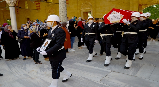 Şehit polis memurunun cenazesi Edirne’de toprağa verildi