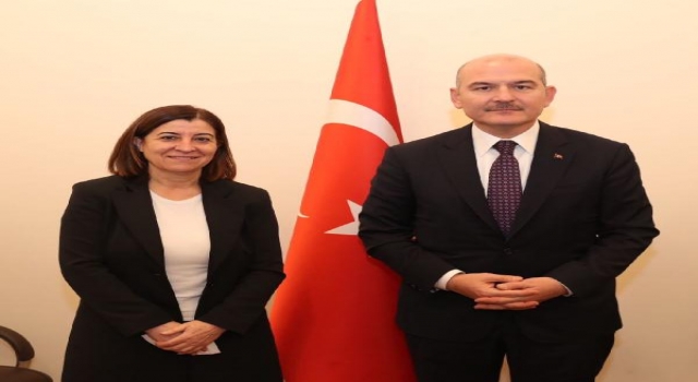 AK Parti’li Fatma Aksal, İçişleri Bakanı Soylu ile görüştü