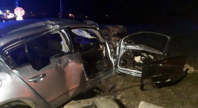 Tekirdağ’da otomobil ile kamyon çarpıştı: 1 ölü, 3 yaralı