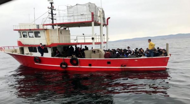 195 kaçak göçmenin yakalandığı tekne çalıntı çıktı