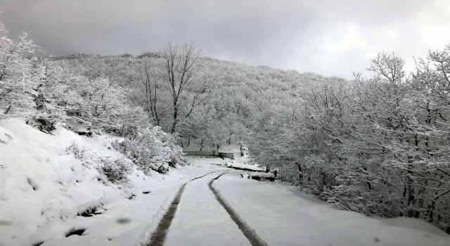 Şarköy beyaza büründü, ulaşım aksadı