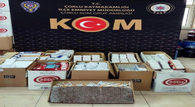 Tekirdağ’da kaçak tütün operasyonu