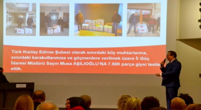 Türk Kızılayı Edirne Şubesi, olağan genel kurulunu yaptı