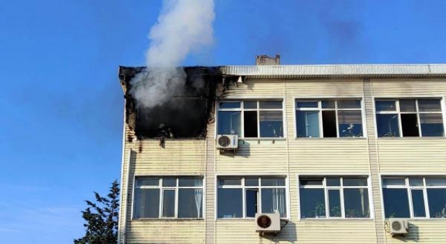 Çerkezköy Hükümet Konağı’nda yangın