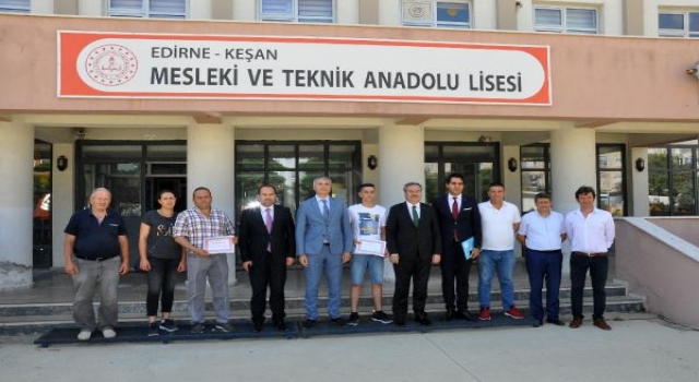 Keşan’da meslek lisesinde açılan ‘tarım’ alanına ilk tercih yapıldı