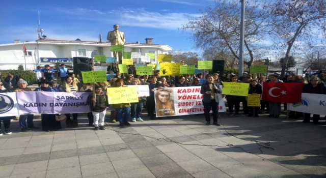 Tekirdağ’daki Ayşenur cinayetine kadınlardan tepki