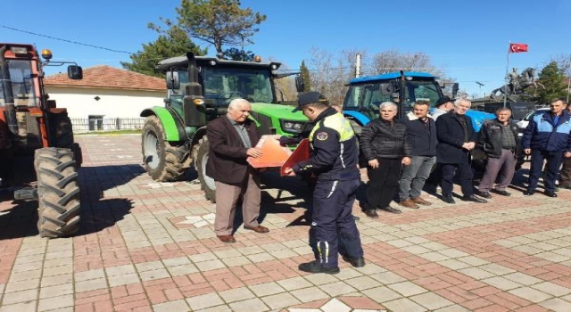 Kırklareli’nde ‘reflektörsüz römork kalmasın’ kampanyası