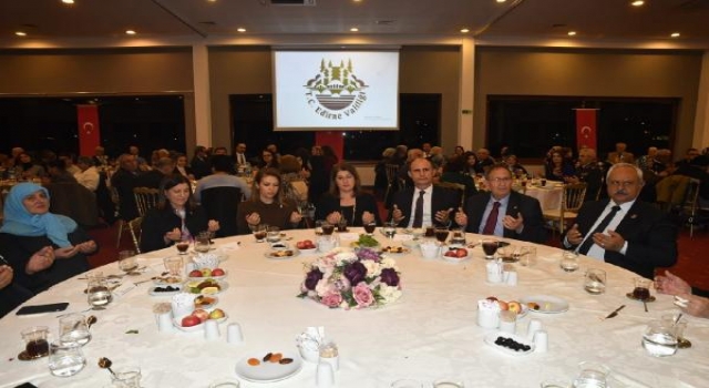 Edirne’de şehit aileleri ve gaziler için iftar verildi