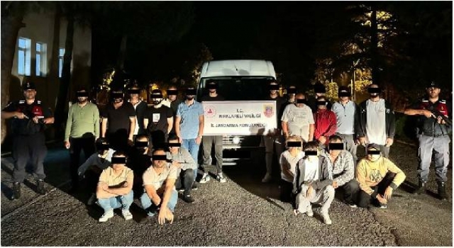 Kırklareli’nde 186 kaçak göçmen yakalandı