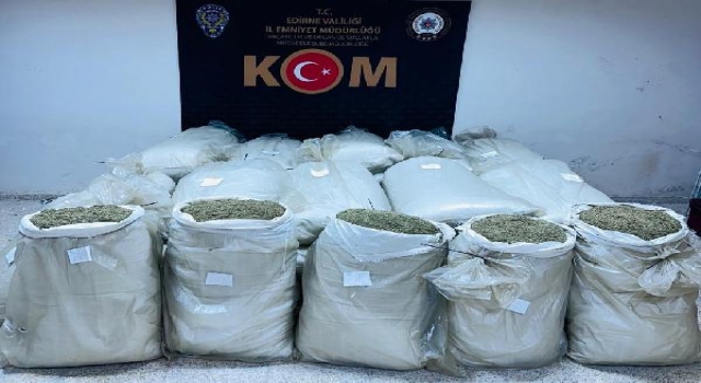 Edirne’de 720 kilo ‘damiana çayı’ ele geçirildi