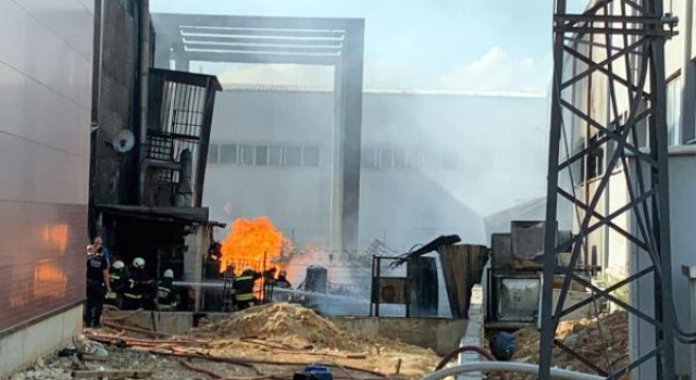 Tekirdağ’da fabrika yangını