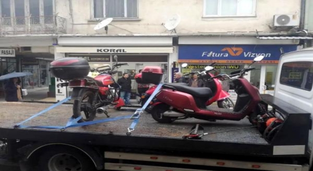 Kırklareli’de 26 motosiklet trafikten men edildi