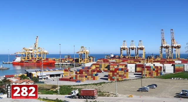 Kovid-19 nedeniyle Tekirdağ'daki limanda yükleme ve boşaltma temassız yapılıyor