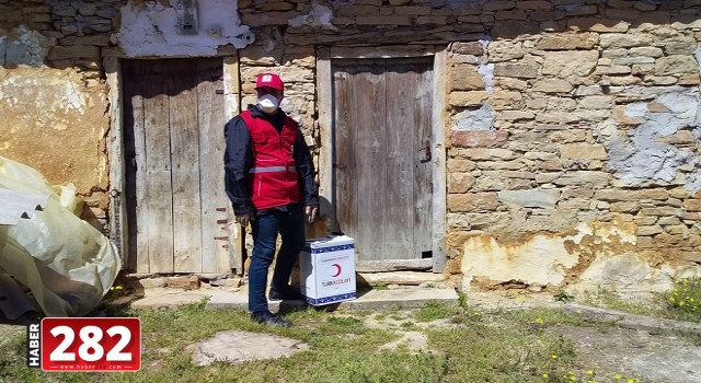 Türk Kızılay Malkara'da 40 aileye gıda yardımı yaptı