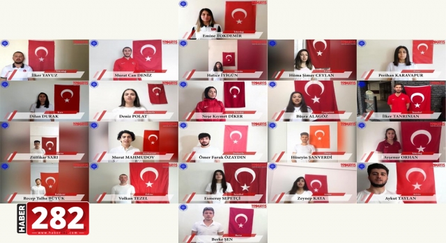 "Evde kalan" üniversite öğrencileri 19 Mayıs'ı hazırladıkları videoyla kutladı