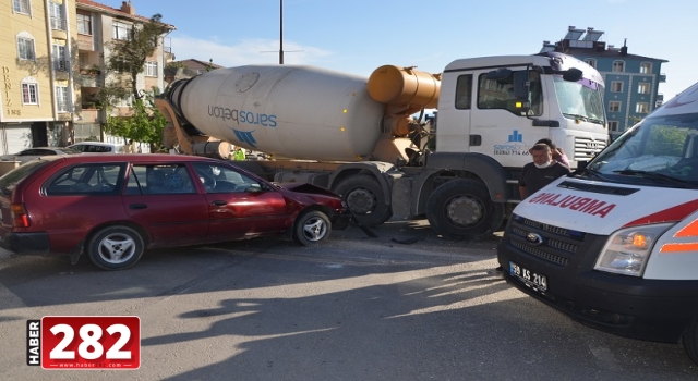 Malkara'da trafik kazası: 1 yaralı