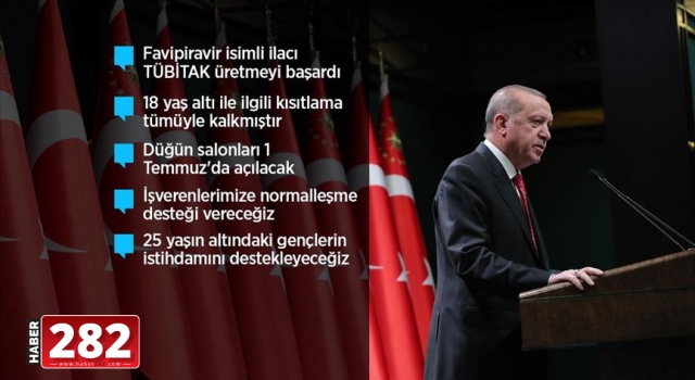 Cumhurbaşkanı Erdoğan: 65 yaş ve üstü vatandaşlar her gün 10.00 ile 20.00 saatleri arasında dışarı çıkabilecekler