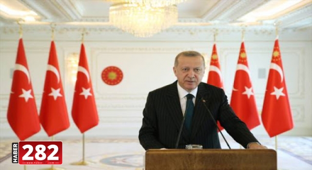 Erdoğan, "Ergene Çevre Koruma Projesi, Derin Deşarj Hattı Işık Göründü Merasimi"nde konuştu: (2)