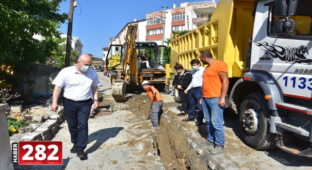 Hayrabolu'da doğal gaz çalışmaları başladı