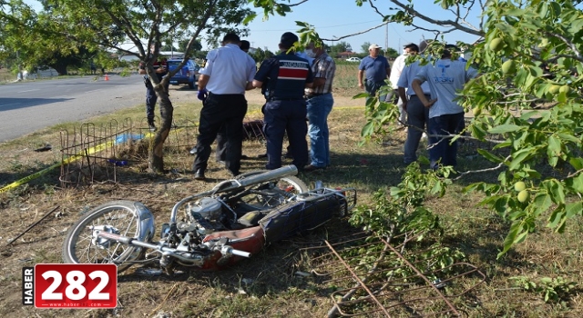 Tekirdağ'da arazi aracıyla çarpışan motosikletin 16 yaşındaki sürücüsü hayatını kaybetti