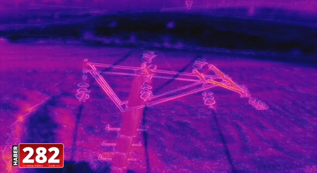 Trakya'da enerji nakil hatlarının bakımı drone yardımıyla yapılıyor