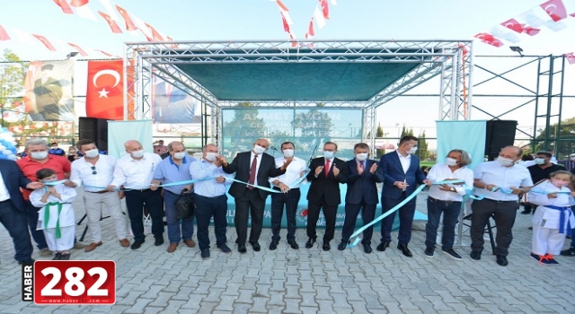 Ahmet Aygün Spor Kompleksi törenle açıldı