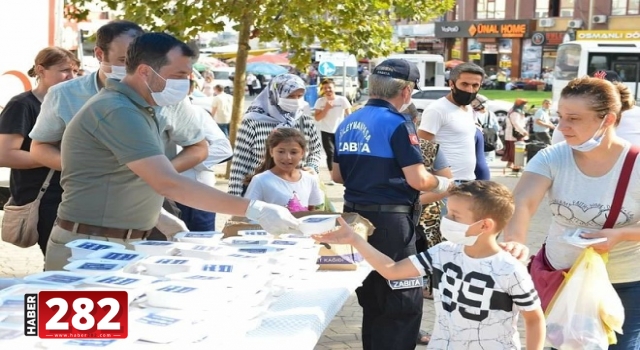 Başkan Yüksel’den aşure ikramı