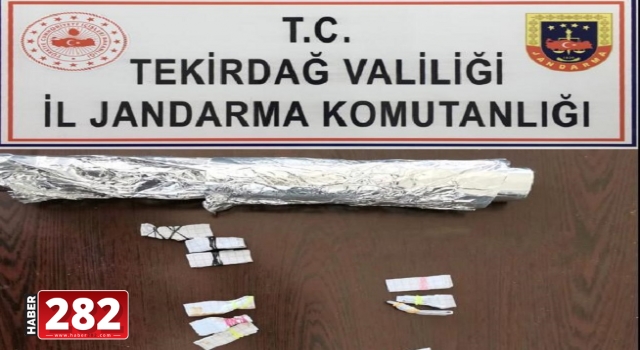 Tekirdağ'da uyuşturucuyla yakalanan 4 kişi gözaltına alındı