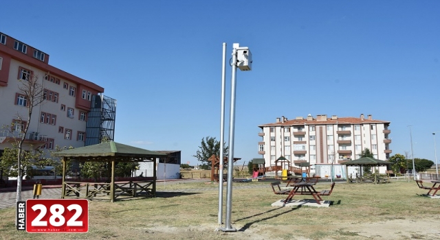 Hayrabolu'daki parklar güvenlik kamerasıyla izlenecek