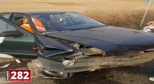 Malkara'da trafik kazasında 1 kişi yaralandı