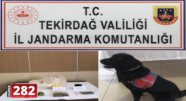 Tekirdağ'da uyuşturucu operasyonunda 1 kişi tutuklandı