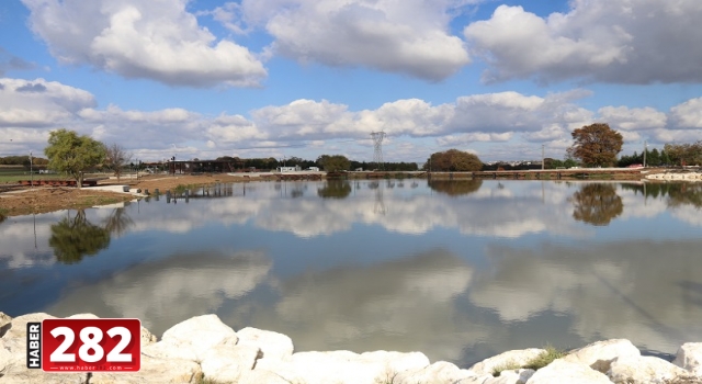 Ergene Belediyesi Velimeşe Gölet Projesi Hızla Yükseliyor