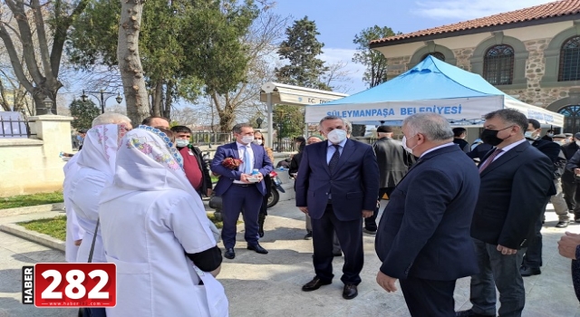 Süleymanpaşa Belediyesinden sağlık şehitlerimize vefa mevlidi
