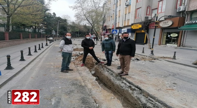 OMURTAK CADDESİ KAZILDI