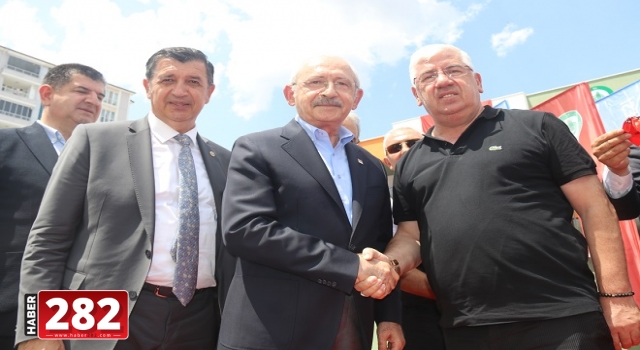 Ergene Belediye Başkanı Rasim Yüksel CHP Genel Başkanı İle Birlikte Açılışa Katıldı