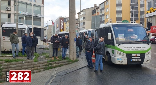 Marmaracık Münübüsçüleri Süleymanpaşa'da Eylem Yaptı