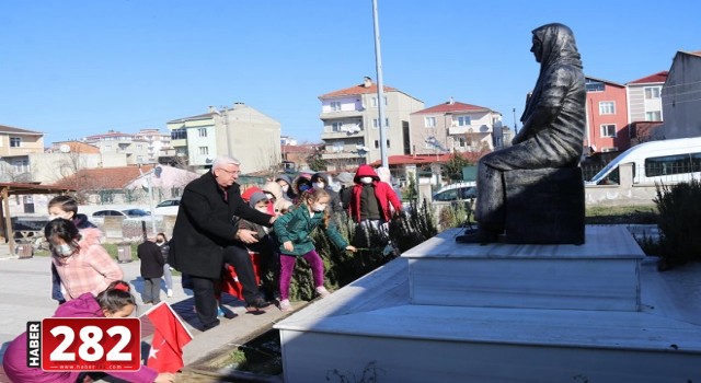 Zübeyde Hanım Ergene’de anıldı Başkan Yüksel Zübeyde Hanımı adını yaşattığı parkta andı