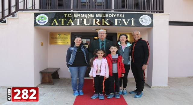 Ergene Belediyesi Atatürk Evi ve Müzesine Türkiye’nin Her Yerinden Ziyarete Geliyorlar