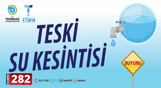 TESKİ PLANLI SU KESİNTİSİ