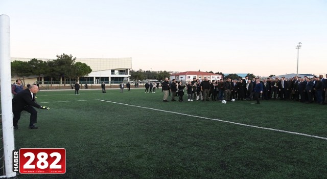 Yaşar Kaptan Çebi Sporcu Sosyal Tesisleri törenle açıldı