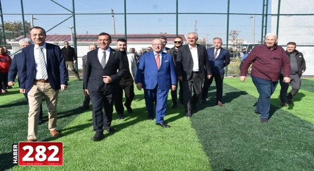 TEKİRDAĞ BÜYÜKŞEHİR BELEDİYESİ MURATLI PARK ALANI VE SPOR KOMPLEKSİ DÜZENLENEN TÖRENLE HİZMETE SUNULDU