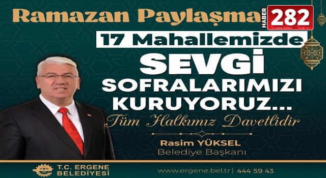 Ergenede Vatandaşlar Ergene Belediyesi Sevgi Sofralarında Buluşuyor