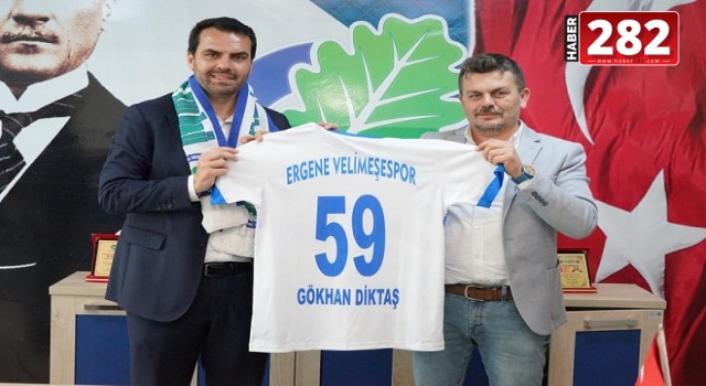 Gökhan Diktaş’tan Ergene Velimeşespor’a ziyaret