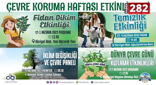 Çevre Koruma Haftası’nı Etkinliklerle Kutluyoruz