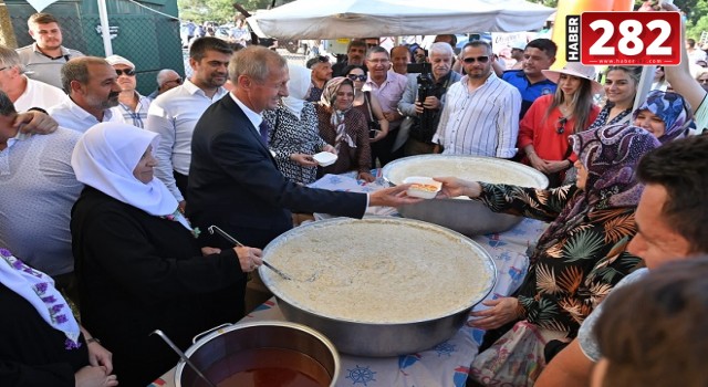 4. Geleneksel Karacakılavuz Keşkek Şenliği büyük coşkuya sahne oldu