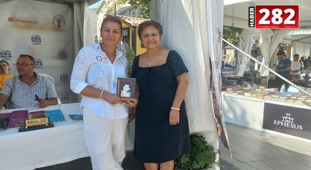 LEMAN CAN, KİTABI “SERZENİŞ” İLE ÇORLU KİTAP FUARINDAYDI