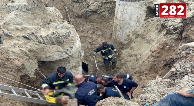 Tekirdağ'da hızlı tren hattı çalışmasında göçük; 2 işçi yaşamını yitirdi