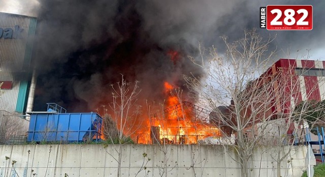 Tekirdağ'da fabrika yangını: 10 işçi dumandan etkilendi